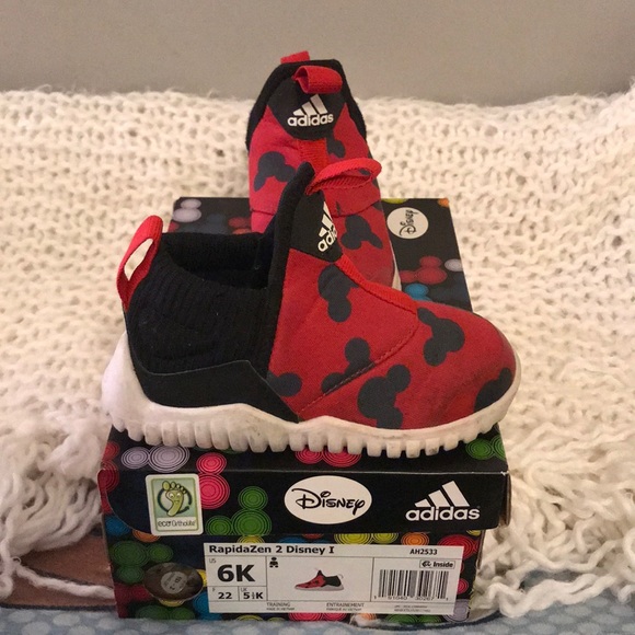 mickey mouse adidas toddler shoes